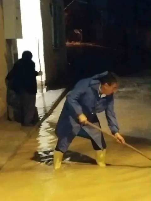 Yurtbaşı’nda ikinci sel felaketi! Başkan Nihat Doğan tüm ekipleriyle sahada
