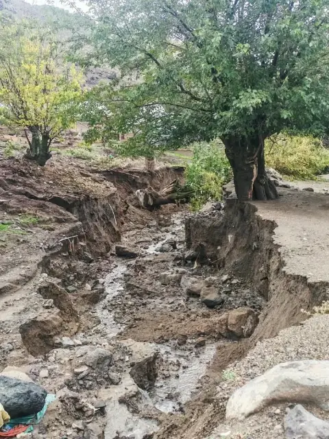 Elazığ Beydoğmuş Köyünde Şiddetli Yağış Sonrası Büyük Tahribat Meydana Geldi