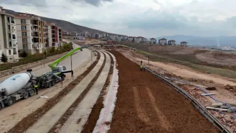 Elazığ'da Güneykent Seyir Yolu Projesi Hızla Tamamlanıyor