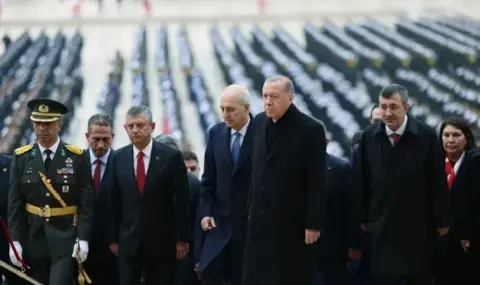 Erdoğan ve Bahçeli Anıtkabir’de Bir Araya Geldi: Kısa Sohbet Dikkat Çekti