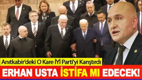Bahçeli ve Dervişoğlu'nun Anıtkabir'de kol kola yürümesi İYİ Partili Usta'yı kızdırdı