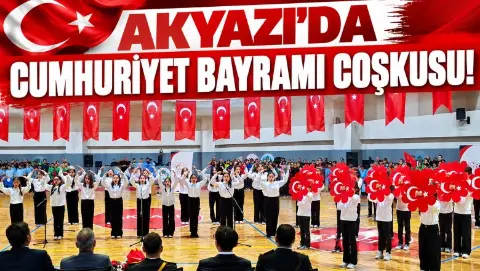 Akyazı'da Cumhuriyet Bayramı Coşkusu