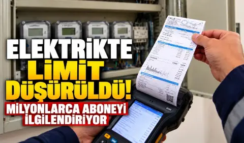 Elektrikte limit düşürüldü