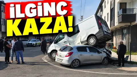İlginç kaza!