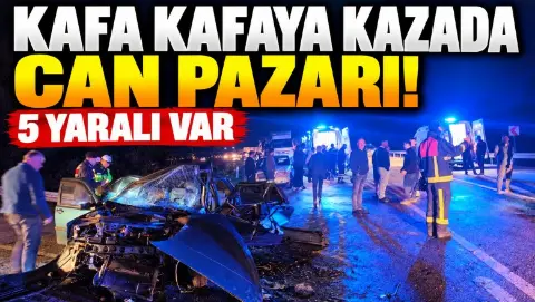 Kafa kafaya kazada can pazarı! 5 yaralı