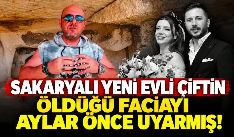 Sakaryalı evli çiftin öldüğü faciayı aylar önce uyarmış!