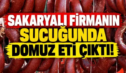 Sakarya'da üretilen sucukta domuz eti tespit edildi