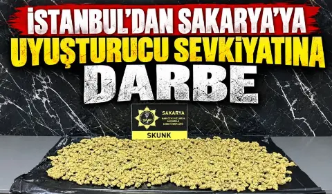 Sakarya'da narkotik operasyonu