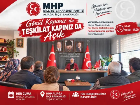 MHP Aliağa İlçe Başkanlığından Vatandaş Buluşmaları