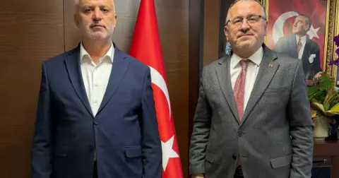 Havsa İlçe Müftüsü Mahmut Ateş’ten Kocaeli İl Müftüsü Hüseyin Demirtaş’a Ziyaret