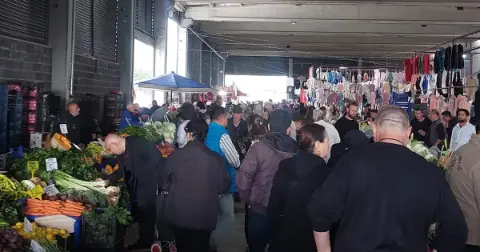 Cumartesi Pazarı’nda Yoğunluk Dikkat Çekti