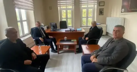 Pınarhisar'da Okul Müdürüne Protokol Ziyareti