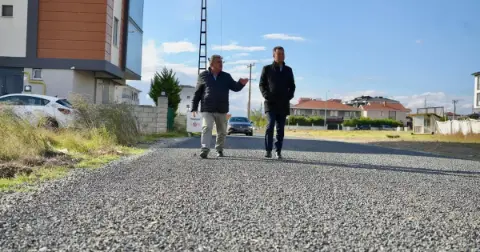 Çorlu'da Üstyapı Çalışmaları Sürüyor