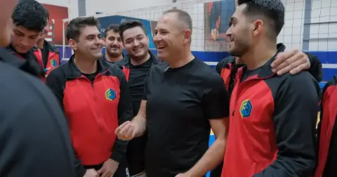 Derya Bulut, Pehlivanköy Akademi Voleybol Takımının Maçını İzledi