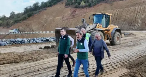 DSİ 11. Bölge Müdürü Yücegök Tekirdağ'da İncelemede Bulundu