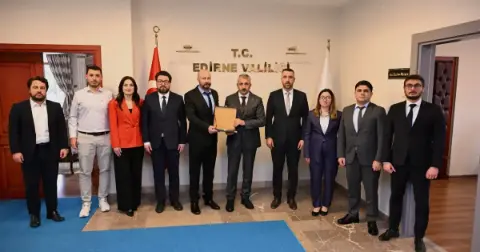 Edirne Baro Başkanı Yıldırım’dan Vali Sezer’e Ziyaret