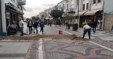 Saraçlar Caddesi’ndeki Rögara Atık Su Hattı Çalışması
