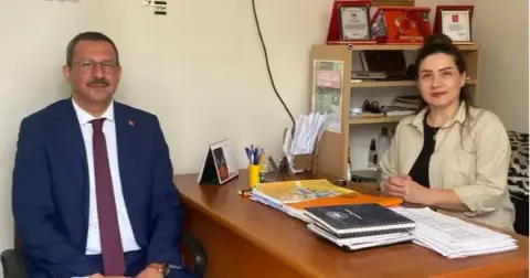 Kaymakam Özderin’den Muhtar Debre’ye Ziyaret