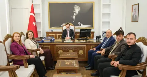 Belgin İba’dan Enez Kaymakamı Fırat’a Ziyaret