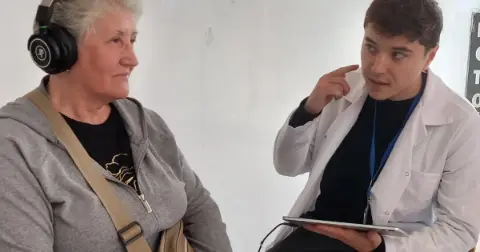 TÜ Öğrencilerinden Vatandaşlara İşitme Taraması