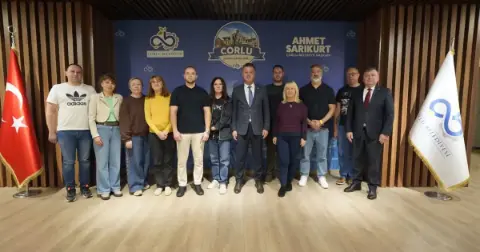 Çorlu Belediye Başkanı Sarıkurt, Bulgaristan Seçim Heyetini Ağırladı