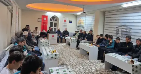 Kaymakam Özderin Hasbihal Sohbetlerine Katıldı