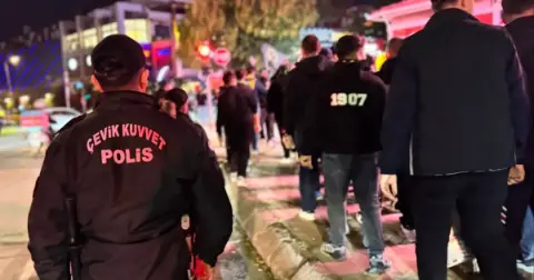 Edirne’de Polisin Yoğun Derbi Mesaisi