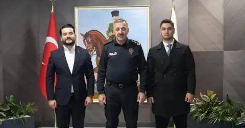 TÜGVA Tekirdağ Yönetiminden İl Emniyet Müdürü Turanlı'ya Ziyaret
