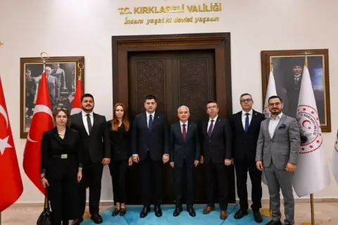 Kırklareli Baro Başkanı Neşetoğlu’ndan Vali Turan’a Ziyaret