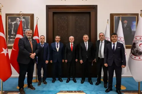 Vali Turan, TEİAŞ Heyetini Kabul Etti