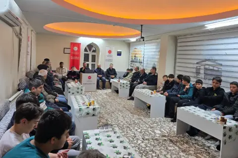 Kaymakam Özderin Hasbihal Sohbetlerine Katıldı