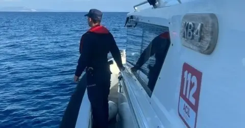 Jet ski üzerindeki şahıslarda uyuşturucu madde ele geçirildi