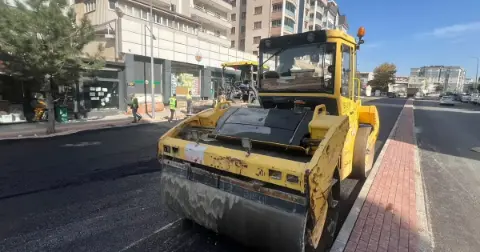 Büyükşehir, Erdoğan Caddesi'ni yeniliyor