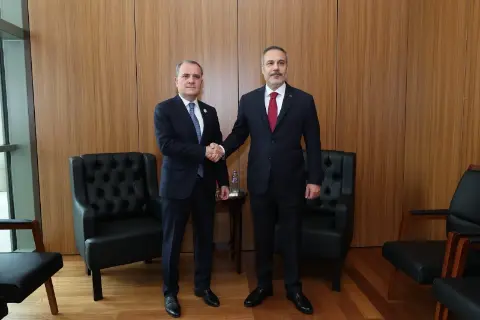 Bakan Fidan ve Bayramov Ankara'da TDT Zirvesi İçin Bir Araya Geldi