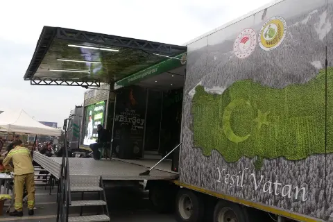 Yeşil Vatan Tırı Bursa’da çocuklarla buluştu
