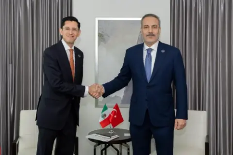 Bakan Fidan, Meksika Dışişleri Bakanı Alvarez ile bir araya geldi
