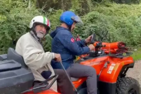 Uludağ’da mağarada yaşayan adamın hikâyesi mutlu sonla bitti;