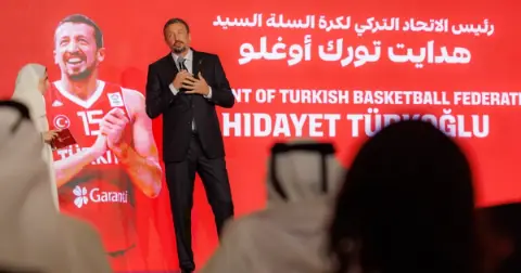 Hidayet Türkoğlu, FIBA 2027 Dünya Kupası geri sayım törenine katıldı
