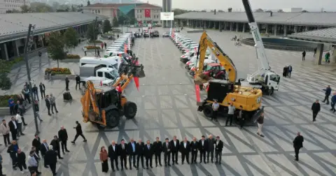 Bursa Osmangazi Belediyesi'ne 41 yeni araç!