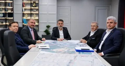 Bursa'nın tarihi mirası için önemli görüşme! Şahin Biba ve Haluk Yıldız bir araya geldi