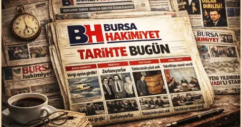Bursa Hakimiyet Gazetesi'nin arşivinden tarihte bugün | 31 Ekim