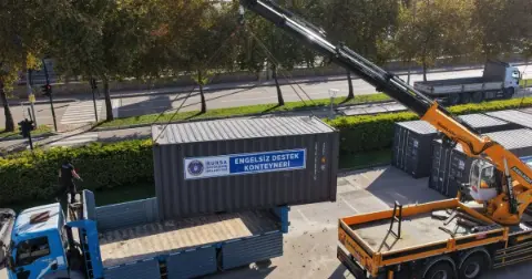 Bursa'da afetlere karşı yeni hazırlık! 5 noktaya özel konteyner yerleştirildi