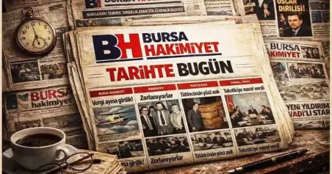 Bursa Hakimiyet Gazetesi'nin arşivinden tarihte bugün | 27 Ekim