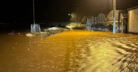Antalya Demre'yi şiddetli yağış vurdu! Ev, iş yeri ve seraları su bastı