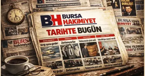 Bursa Hakimiyet Gazetesi'nin arşivinden tarihte bugün | 30 Ekim