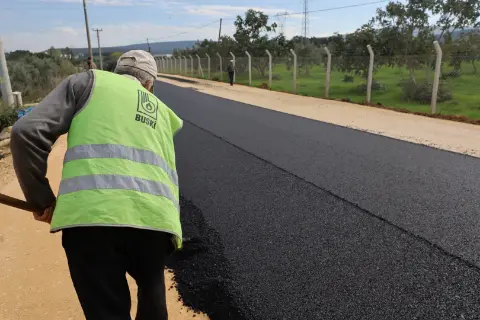 Bursa'da dev su projesinin ardından yollar yenileniyor! 1 kilometrelik güzergâha asfalt