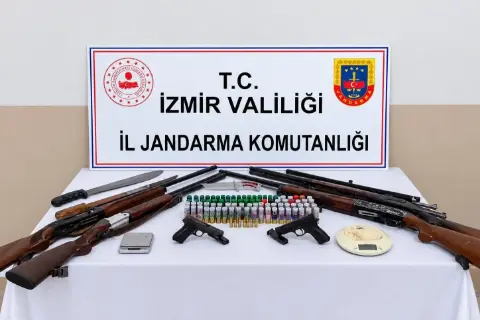 İzmir’de silah kaçakçılığı operasyonunda 1 şüpheli yakalandı
