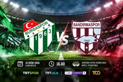 Bursaspor-Bandırmaspor maçı saat kaçta, hangi kanalda? İşte canlı yayın bilgileri