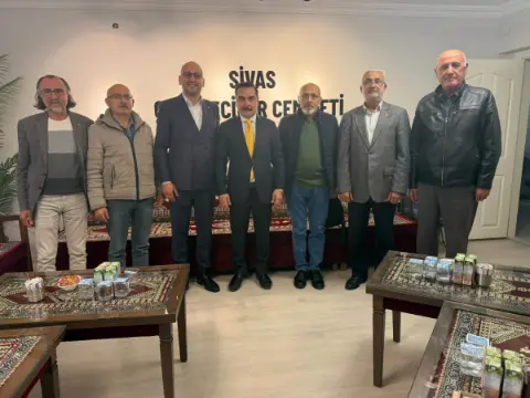 CHP Sivas İl Başkanı Semih Balk’tan Gazeteciler Cemiyeti’ne Ziyaret