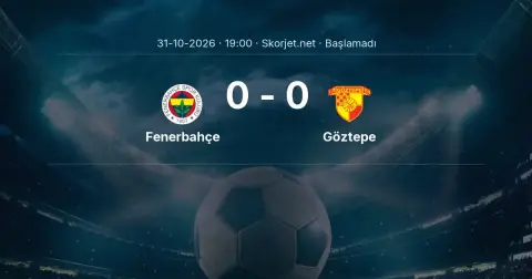 MAÇ BAŞLADI | Fenerbahçe - Göztepe